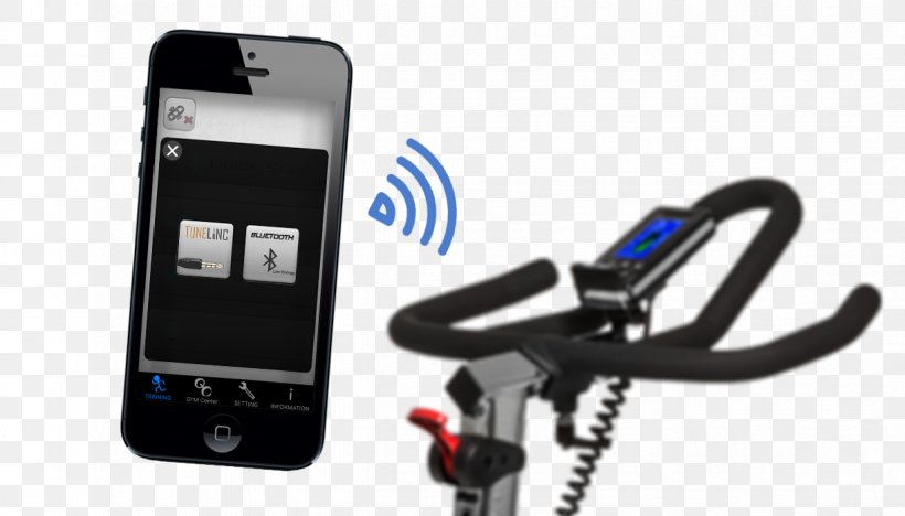 Exercise Bikes Physical Fitness Fitness Centre Treadmill, PNG, 1224x699px, Exercise Bikes, Bicycle, Communication, Communication Device, Electronic Device Download Free