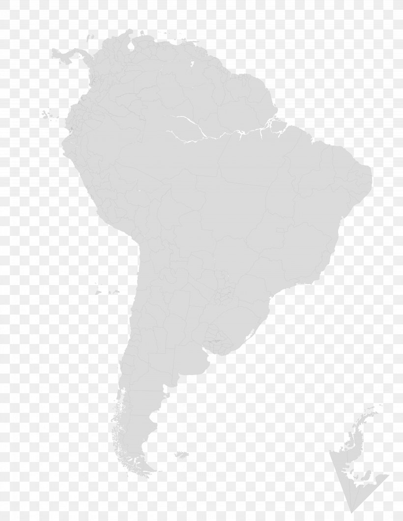 South America United States Blank Map World Map, PNG, 4096x5298px, South America, Americas, Black And White, Blank Map, Map Download Free