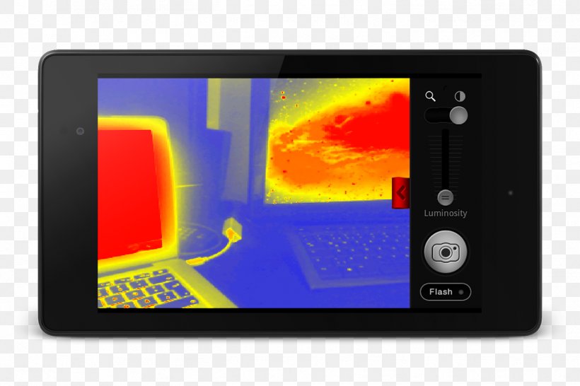 Thermal Vision Camera Effects Thermographic Camera Android Night Vision, PNG, 1351x900px, Thermal Vision Camera Effects, Android, Aptoide, Camera, Display Device Download Free