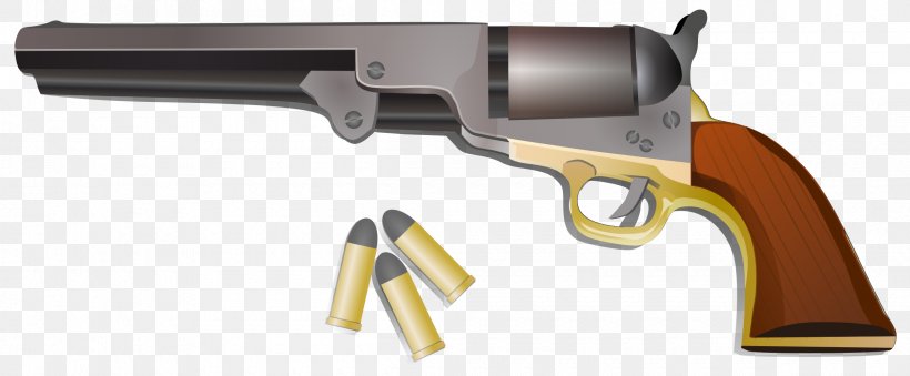 Cartridge Pistol Clip Art, PNG, 2400x995px, Cartridge, Air Gun, Ammunition, Colt Single Action Army, Firearm Download Free
