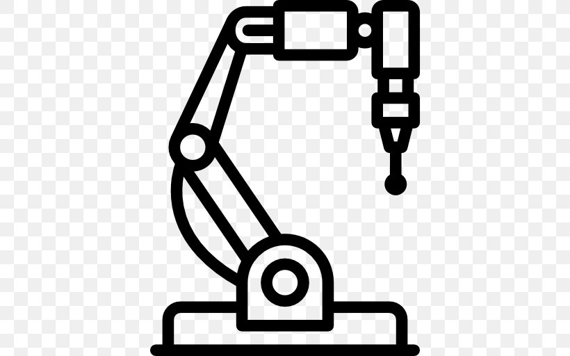Industrial Robot Industry Robotics, PNG, 512x512px, Robot, Area, Auto Part, Automation, Black And White Download Free