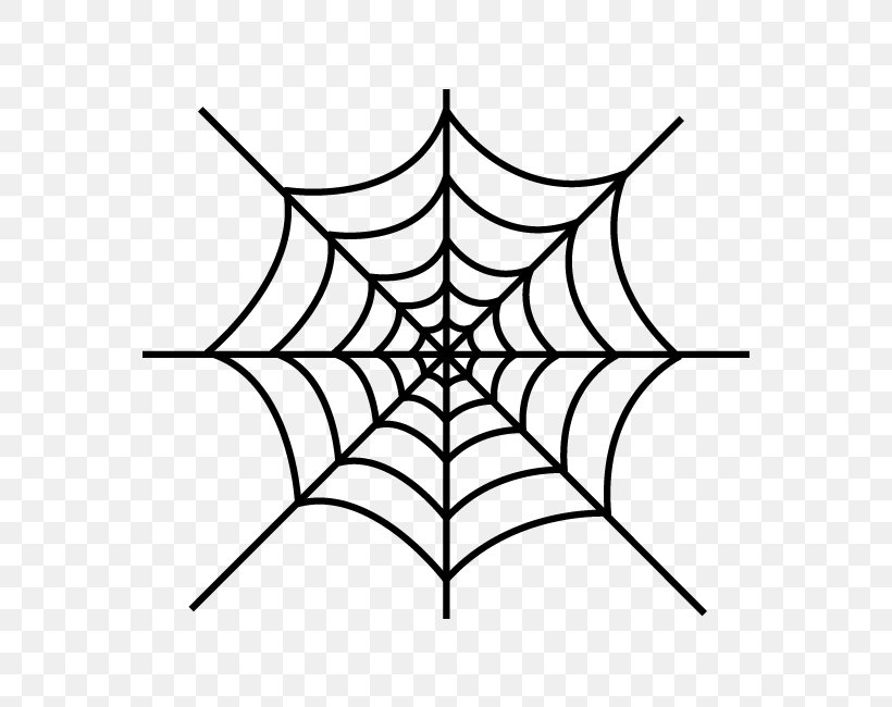 Spider Web Drawing Clip Art, PNG, 650x650px, Spider, Area, Artwork, Black, Black And White Download Free