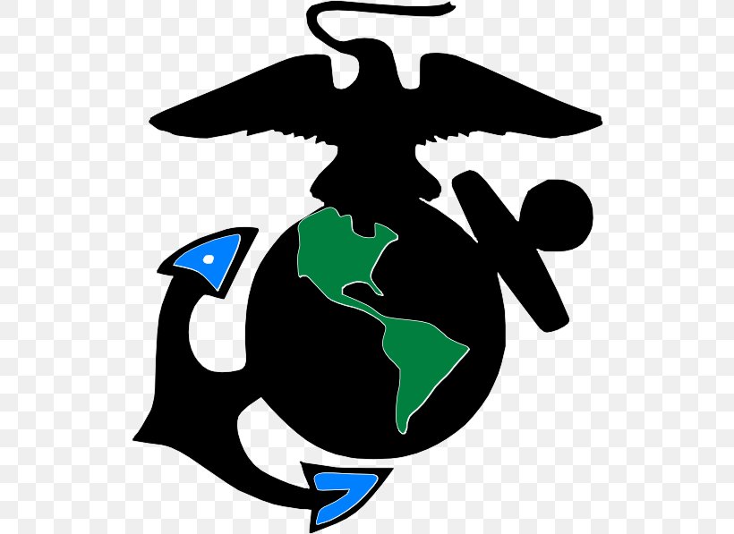 United States Marine Corps Eagle, Globe, And Anchor Marines Clip Art, PNG, 528x597px, United States Marine Corps, Artwork, Black And White, Eagle Globe And Anchor, Fictional Character Download Free