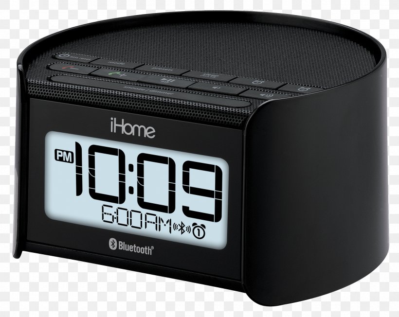 Alarm Clocks Radio Wireless Speaker Bluetooth, PNG, 2400x1911px, Alarm Clocks, Bluetooth, Clock, Electronics, Fm Broadcasting Download Free
