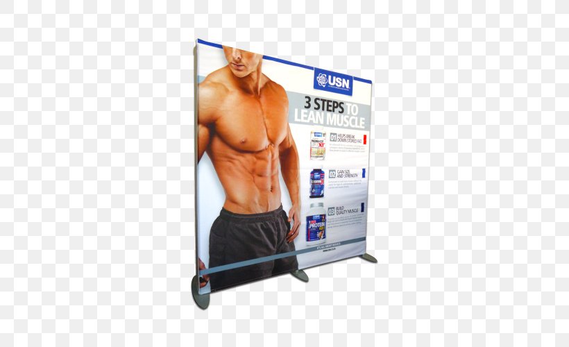 Display Advertising Web Banner Shoulder, PNG, 500x500px, Display Advertising, Abdomen, Advertising, Banner, Muscle Download Free