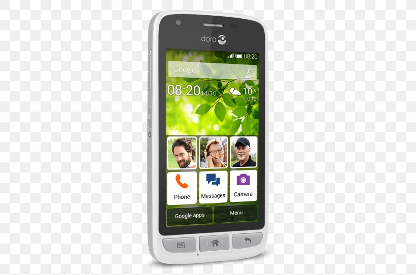 Doro Liberto 820 Mini Smartphone Telephone Doro Liberto Smartphone 8031 8GB Black 300 Gr DORO 8030, PNG, 542x542px, Smartphone, Bluetooth 40, Cellular Network, Communication Device, Doro 8030 Download Free