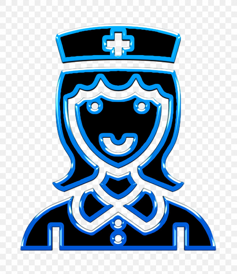 Careers Women Icon Professions And Jobs Icon Nurse Icon, PNG, 970x1124px, Careers Women Icon, Cobalt Blue, Electric Blue, Logo, Nurse Icon Download Free