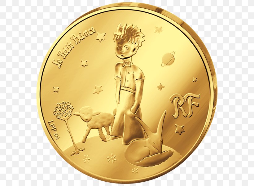France The Little Prince Coin Silver Gold, PNG, 600x600px, France, Coin, Comics, Currency, Ebay Download Free