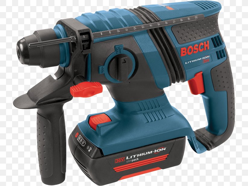 Hammer Drill SDS Power Tool, PNG, 740x614px, Hammer Drill, Bosch Power Tools, Bosch Rh328vc, Cordless, Drill Download Free