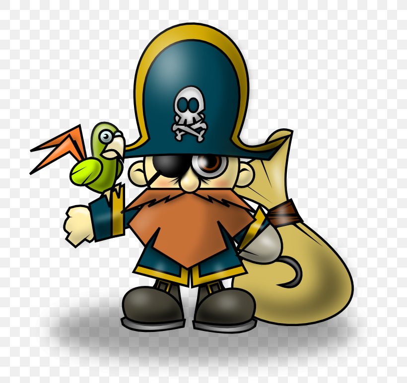 Piracy Cartoon Pirates Of The Caribbean Clip Art, PNG, 704x773px, Piracy, Animation, Beak, Bird, Cartoon Download Free