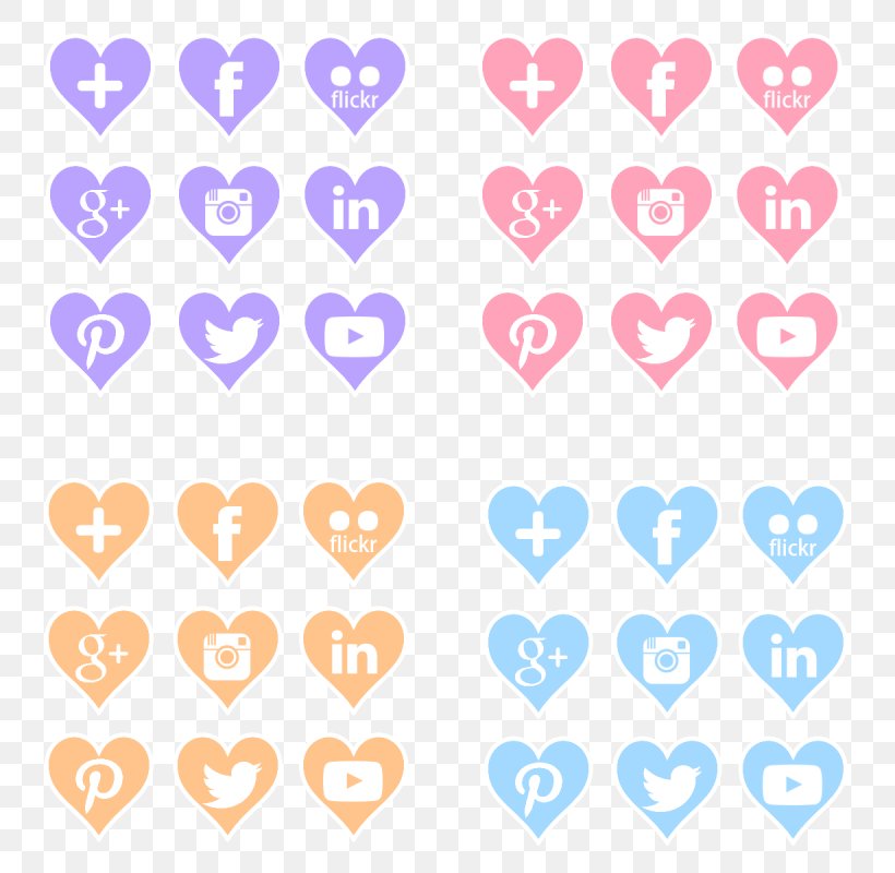 Social Media Heart Clip Art, PNG, 800x800px, Watercolor, Cartoon, Flower, Frame, Heart Download Free