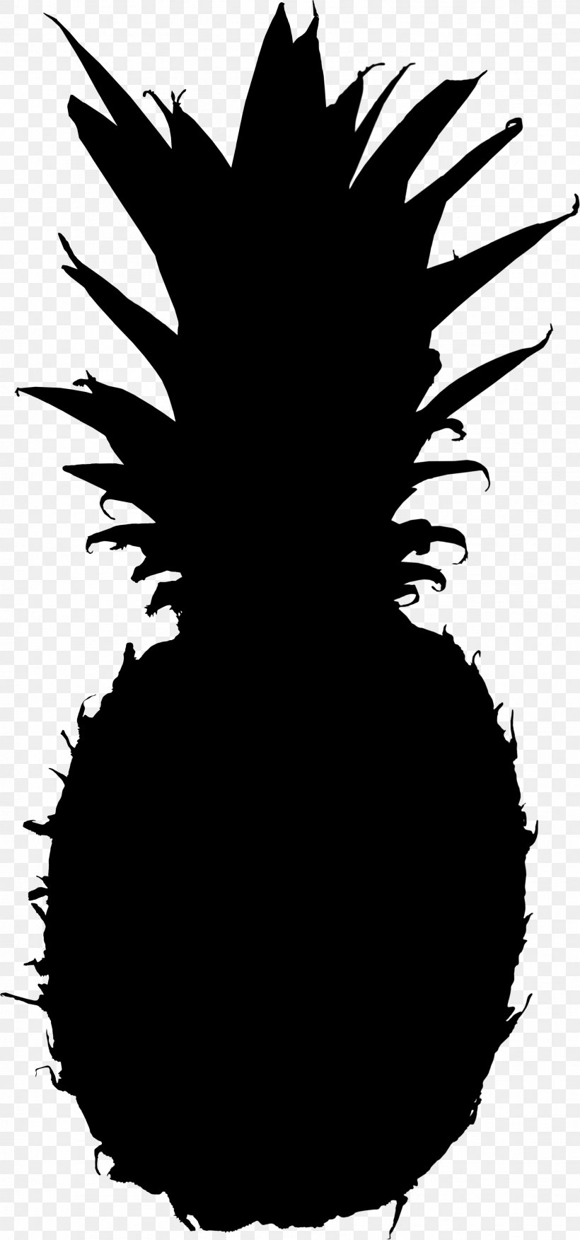 Clip Art Silhouette Vector Graphics Image, PNG, 1912x4089px, Silhouette, Ananas, Art, Black, Blackandwhite Download Free