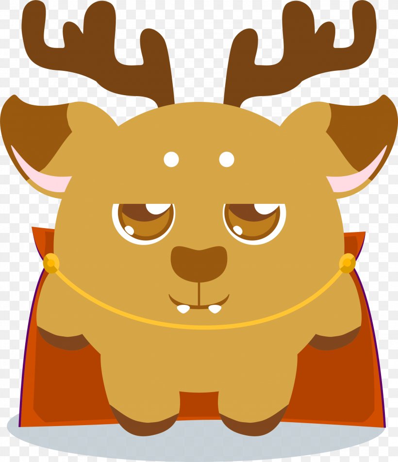 Reindeer Cartoon Illustration, PNG, 2159x2507px, Reindeer, Antler, Art, Carnivoran, Cartoon Download Free