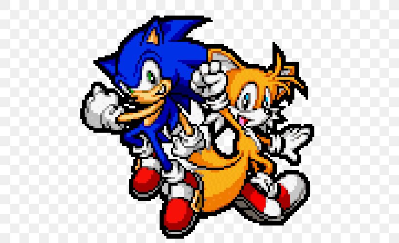 Sonic Advance 3 Sonic Adventure 2 Tails Sonic Chaos, PNG, 500x500px, Sonic Advance 3, Art, Artwork, Fictional Character, Recreation Download Free