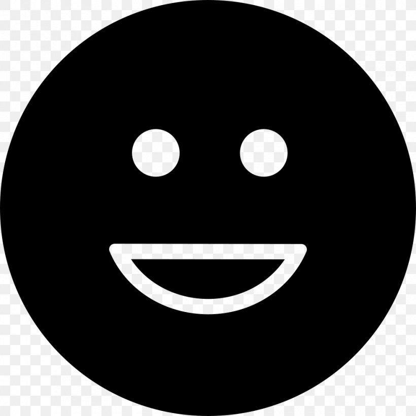 Black And White Smiley Head, PNG, 980x980px, Emoticon, Black And White, Button, Computer Software, Face Download Free