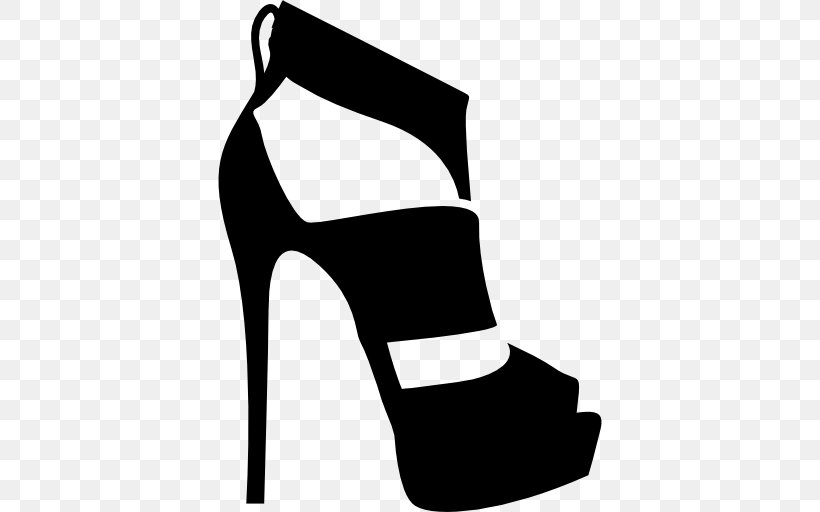High-heeled Shoe Footwear Stiletto Heel Platform Shoe, PNG, 512x512px, Highheeled Shoe, Basic Pump, Black, Black And White, Boot Download Free