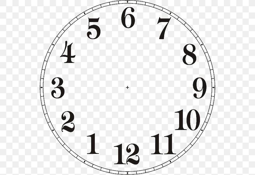 Alarm Clocks Clock Face Clip Art, PNG, 564x564px, Clock, Alarm Clocks, Area, Black And White, Circuit Diagram Download Free