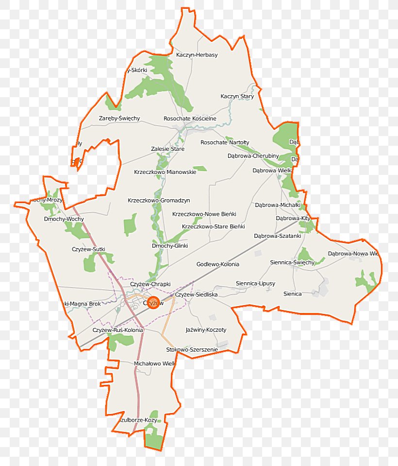 Czyżew Rosochate Kościelne Szulborze-Kozy Stokowo-Szerszenie Stokovo Bučkai, PNG, 819x959px, Map, Area, Diagram, Locator Map, Municipality Download Free