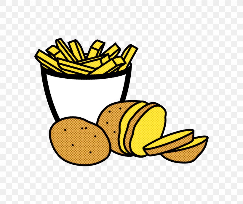 French Fries, PNG, 1563x1317px, Yellow, Coloring Book, Fast Food, French Fries, Fried Food Download Free