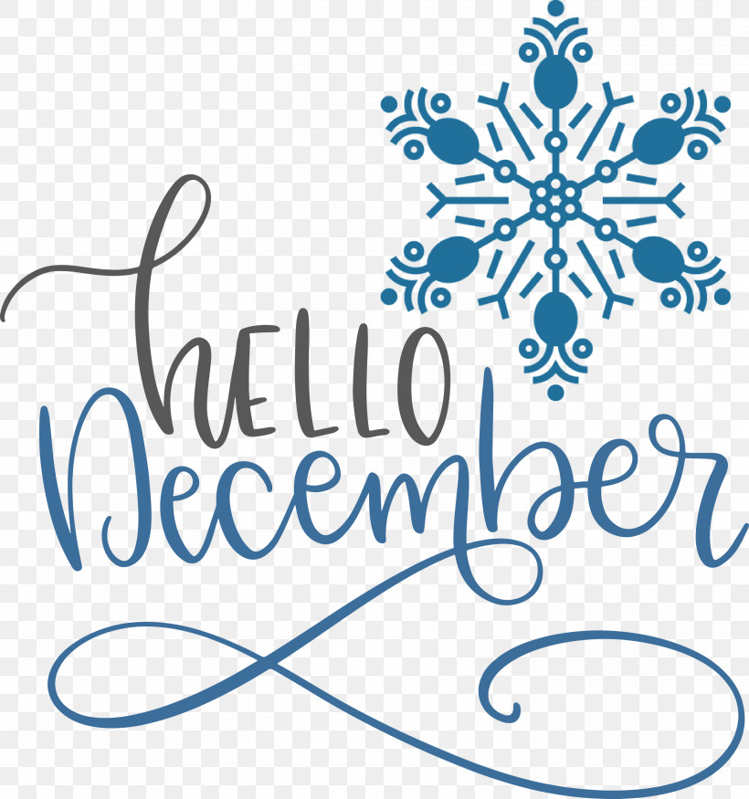 Hello December Winter December, PNG, 2809x3000px, Hello December, Christmas Day, December, Drawing, Logo Download Free