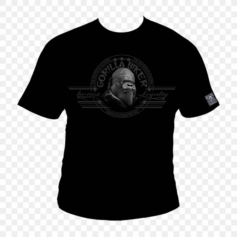 T-shirt Clothing Silberrücken Gorilla Sleeve, PNG, 880x880px, Tshirt, Active Shirt, Black, Bluza, Bodysuit Download Free