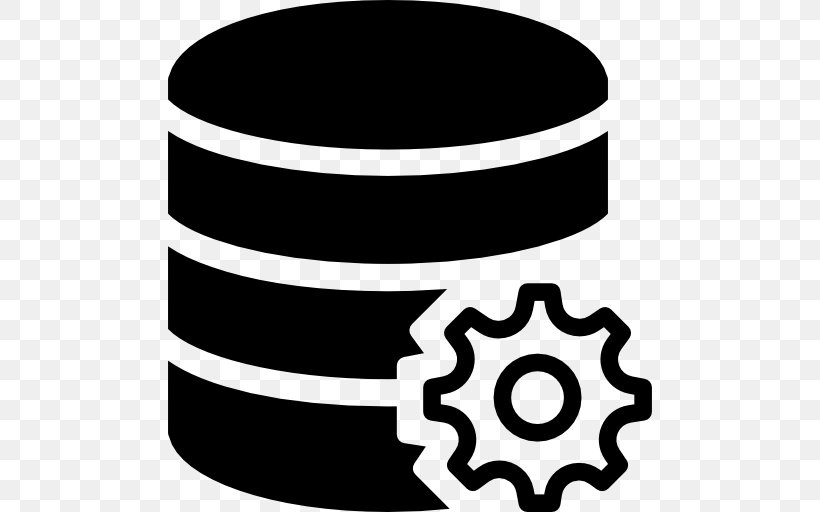 Database Storage Structures, PNG, 512x512px, Database, Black, Black And White, Computer Data Storage, Csssprites Download Free