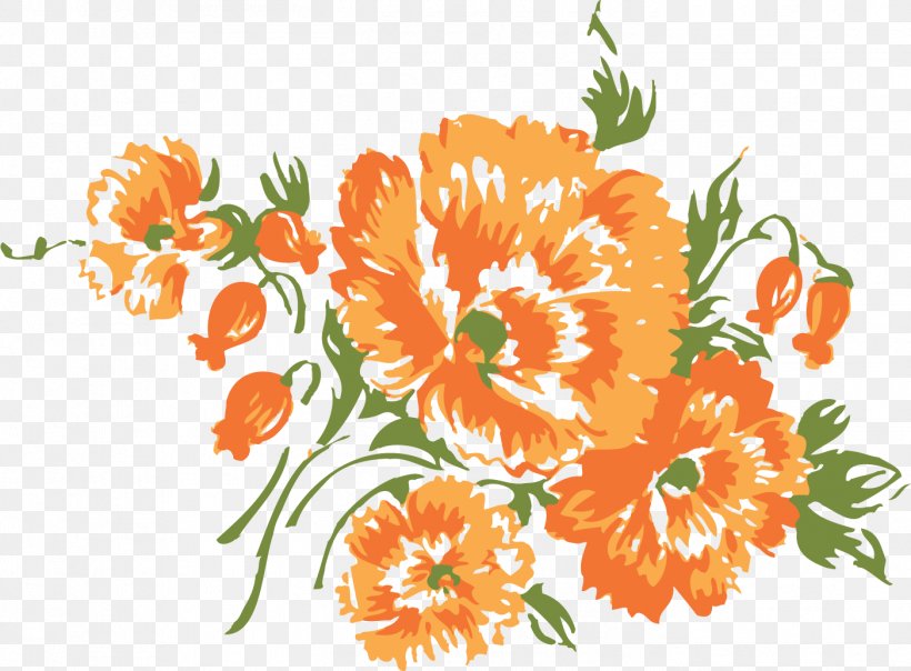 Flower Bouquet Watercolor Painting Clip Art, PNG, 1402x1033px, Flower, Annual Plant, Art, Blossom, Calendula Download Free