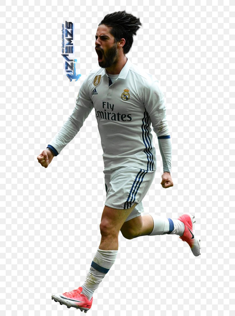 Isco Real Madrid C.F. UEFA Champions League Football Player Jersey, PNG, 593x1100px, 2017, Isco, Arm, Ball, Clothing Download Free