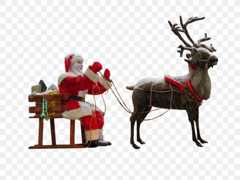 Santa Claus's Reindeer Santa Claus's Reindeer Christmas Clip Art, PNG, 960x720px, Santa Claus, Christmas, Christmas Decoration, Christmas Ornament, Christmas Tree Download Free