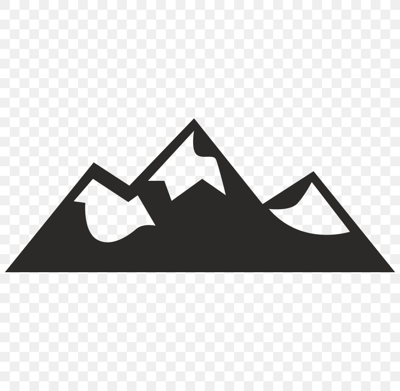 Vector Graphics Illustration Mountain Clip Art, PNG, 800x800px, Mountain, Black, Black And White, Brand, Drawing Download Free