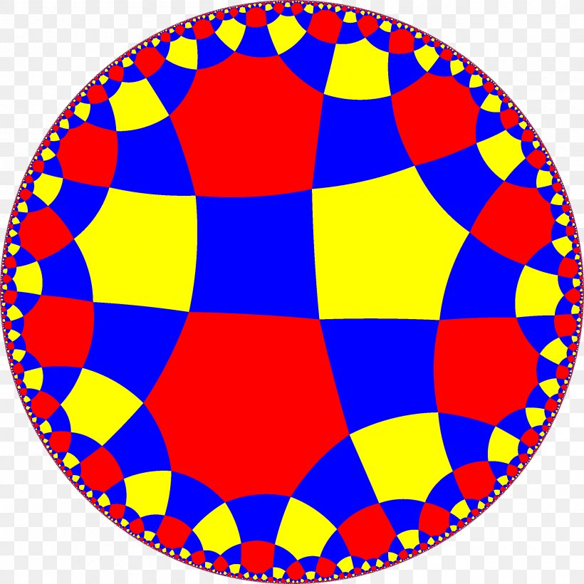 Tessellation Hyperbolic Geometry Honeycomb Uniform Tiling, PNG, 2520x2520px, Tessellation, Area, Ball, Geometric Shape, Geometry Download Free