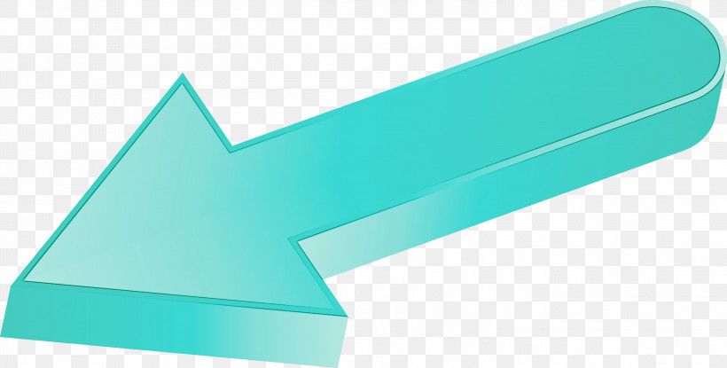 Turquoise Aqua Line Tool Accessory, PNG, 3000x1519px, Arrow, Aqua, Line, Paint, Tool Accessory Download Free