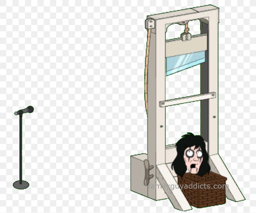 Guillotine Family Guy: The Quest For Stuff Cartoon Character Furniture, PNG, 783x681px, Guillotine, Alice Cooper, Cartoon, Character, Family Guy Download Free
