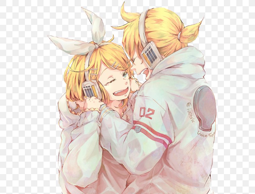 Kagamine Rin/Len Vocaloid 魔法の鏡 Story Of Evil, PNG, 699x624px, Watercolor, Cartoon, Flower, Frame, Heart Download Free