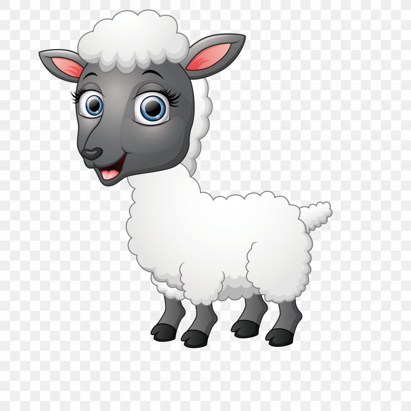 Funny Sheep Goat Illustration, PNG, 1800x1800px, Sheep, Alphabet Inc, Camel Like Mammal, Cartoon, Cattle Like Mammal Download Free