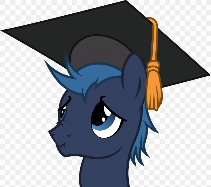 Pony Square Academic Cap Graduation Ceremony Transparent Free Download, PNG, 3337x2960px, Pony, Cap, Carnivoran, Cartoon, Cat Download Free