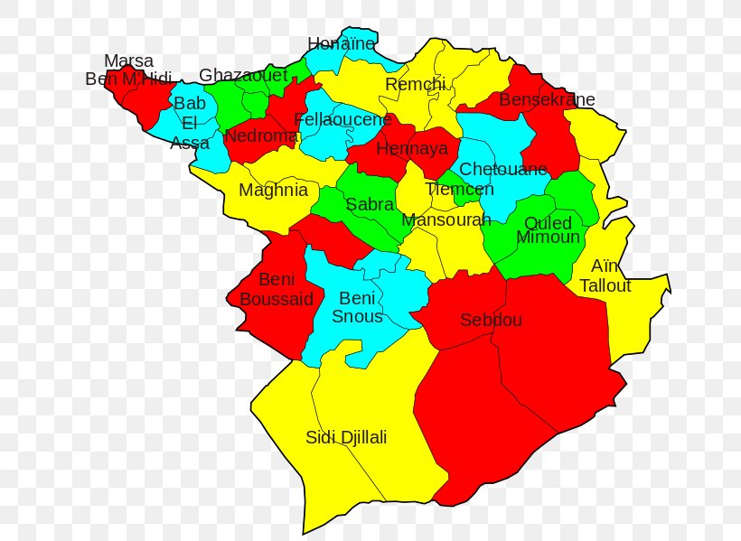 Tlemcen Wilayah Sebdou Districts Of Algeria Beni Snous, PNG, 667x599px, Tlemcen, Algeria, Area, Chetouane, Communes De La Wilaya De Tlemcen Download Free