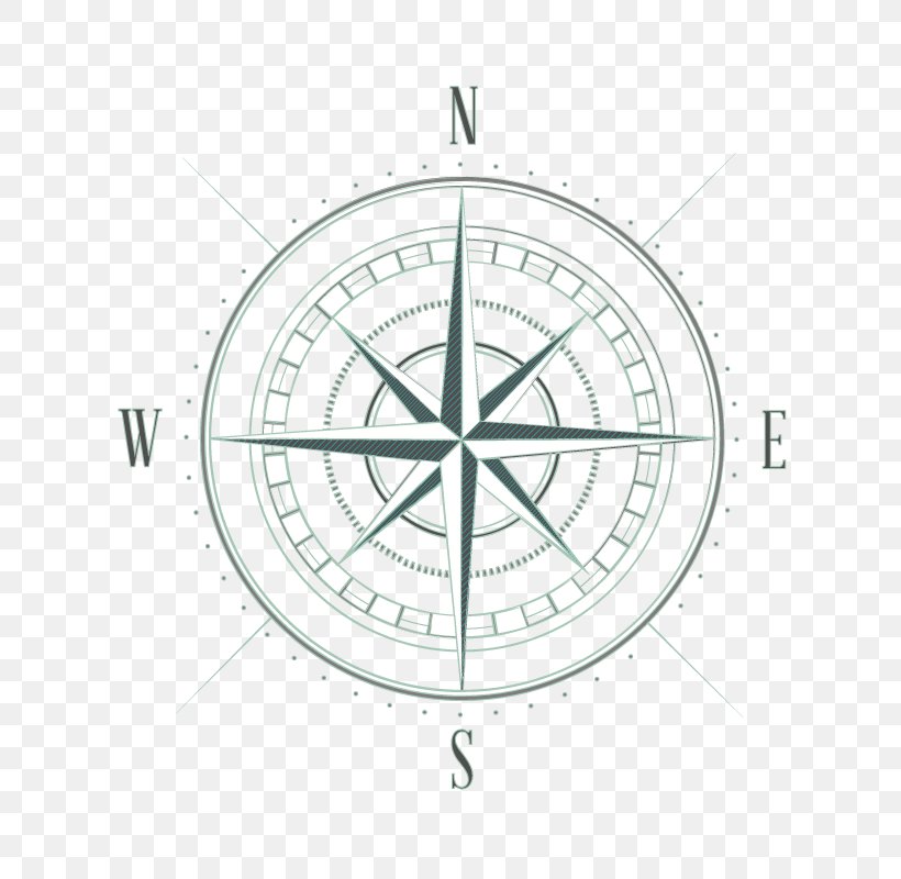 Compass Drawing Sketch, PNG, 800x800px, Compass, Art, Cardinal Direction, Clock, Compass Rose Download Free