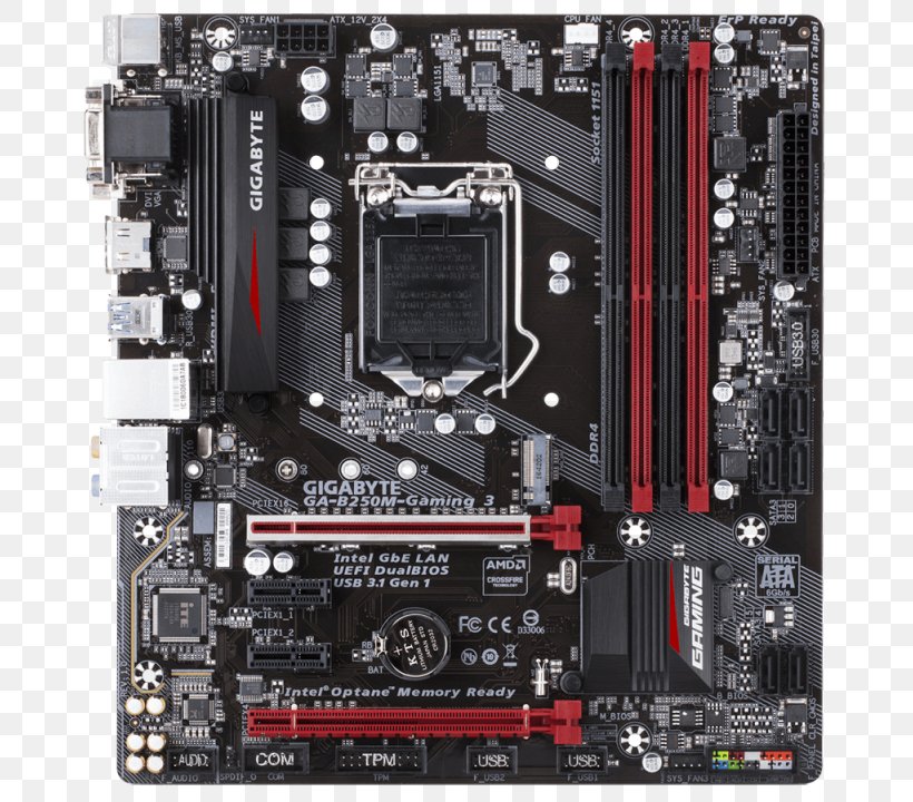 Socket AM4 GIGABYTE GA-AB350M-Gaming 3 MicroATX Gigabyte GA-AB350-Gaming 3 Ryzen, PNG, 800x720px, Socket Am4, Atx, Computer Case, Computer Component, Computer Cooling Download Free
