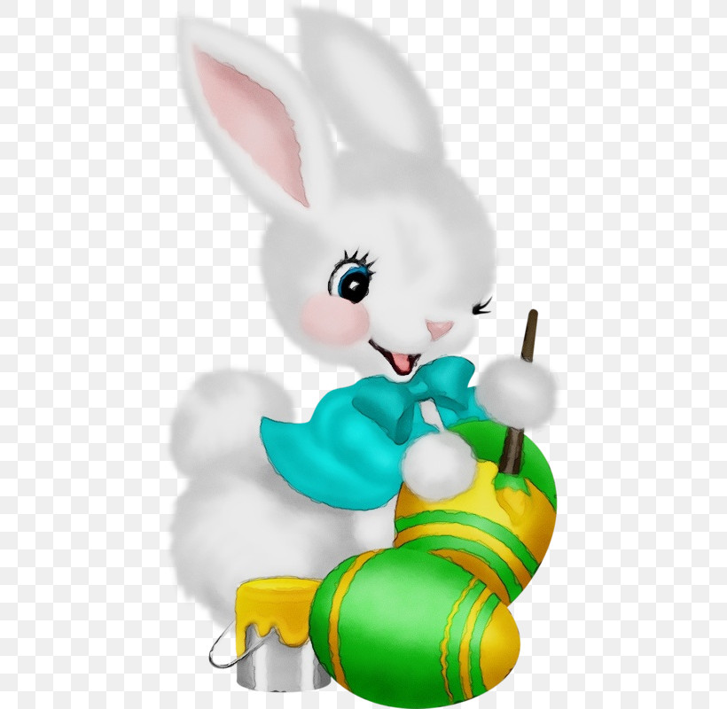 Easter Bunny, PNG, 450x800px, Watercolor, Animal Figure, Cartoon, Easter Bunny, Paint Download Free