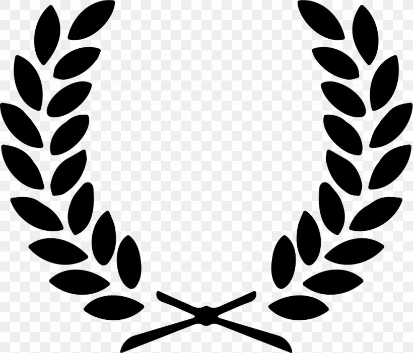 Laurel Wreath Olive Wreath Clip Art, PNG, 981x840px, Laurel Wreath, Artwork, Bay Laurel, Black And White, Branch Download Free