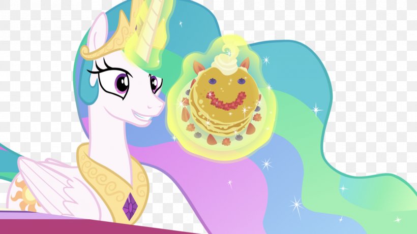 Pancake Princess Celestia Breakfast Pony, PNG, 1191x670px, Watercolor, Cartoon, Flower, Frame, Heart Download Free