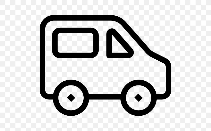 Van Car Transport Vehicle, PNG, 512x512px, Van, Area, Black And White, Car, Road Download Free