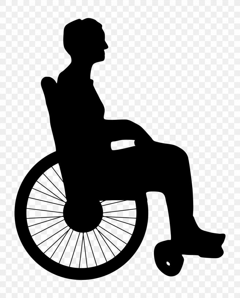 Wheelchair Woman Clip Art, PNG, 1934x2400px, Wheelchair, Black And White, Chair, Female, Furniture Download Free