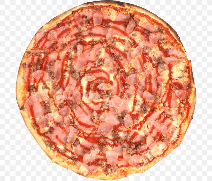 California-style Pizza Sicilian Pizza Salami Prosciutto, PNG, 700x700px, Californiastyle Pizza, Animal Source Foods, Bacon, California Style Pizza, Capicola Download Free