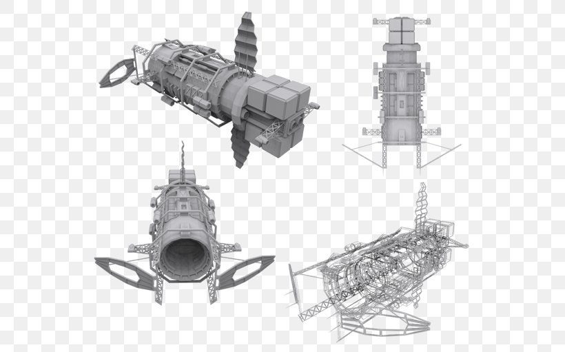 CGTrader Spacecraft 3D Modeling Low Poly Concept Art, PNG, 570x511px, 3d Computer Graphics, 3d Modeling, Cgtrader, Aircraft Engine, Animation Download Free
