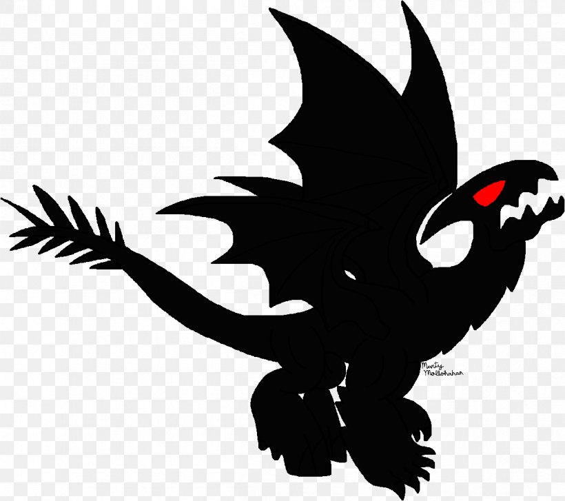 Dragon Silhouette Legendary Creature Supernatural Clip Art, PNG, 1207x1071px, Dragon, Beak, Bird, Black And White, Fictional Character Download Free