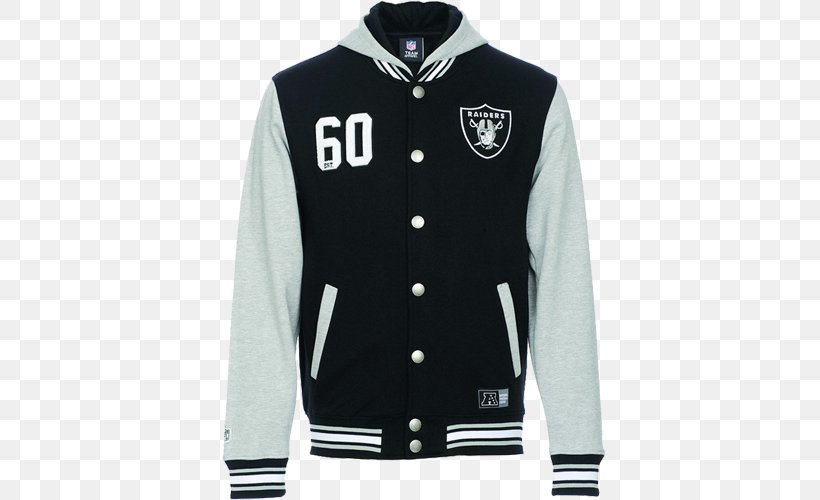 Jacket Hoodie Oakland Raiders Uniform, PNG, 500x500px, Jacket, Black, Brand, Folsom Lake College, Hood Download Free