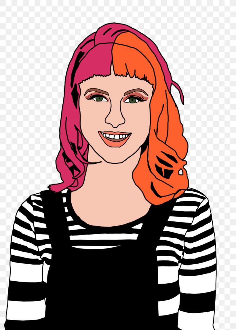 Hayley Williams Hairstyle Face Female, PNG, 1024x1431px, Watercolor, Cartoon, Flower, Frame, Heart Download Free