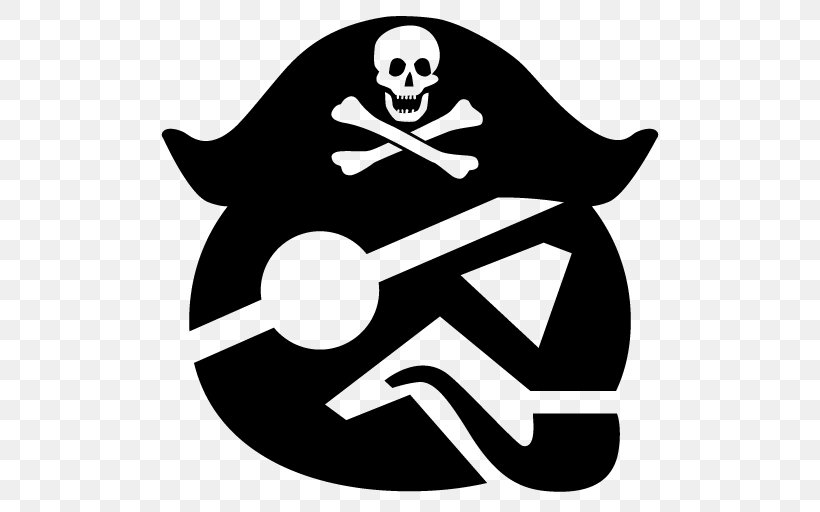 Piracy United States Jolly Roger Halloween, PNG, 512x512px, Piracy, Art, Black And White, Calico Jack, Fictional Character Download Free